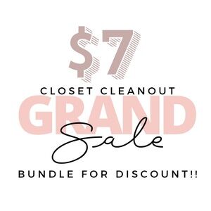 Checkout the $7 sale items. Bundle 3 or more pieces for 30% off